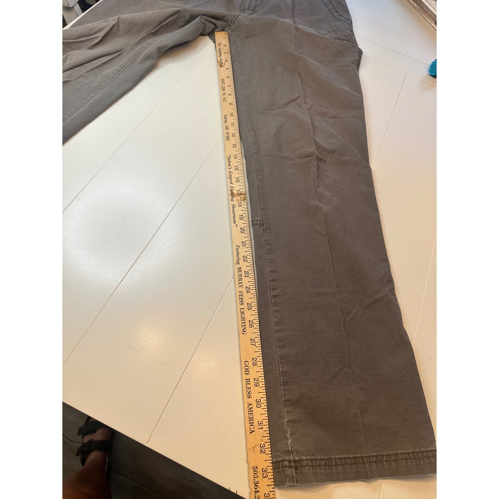 Eddie Bauer Ripstop Pants Womens 14T Grey Good Utility Gorpcore 22307912 - Picture 3 of 11